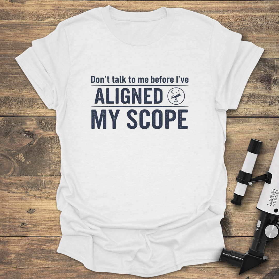 Scope Alignment Required - White T-Shirt