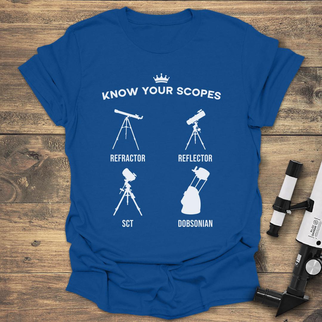 Know Your Scopes - Royal T-Shirt
