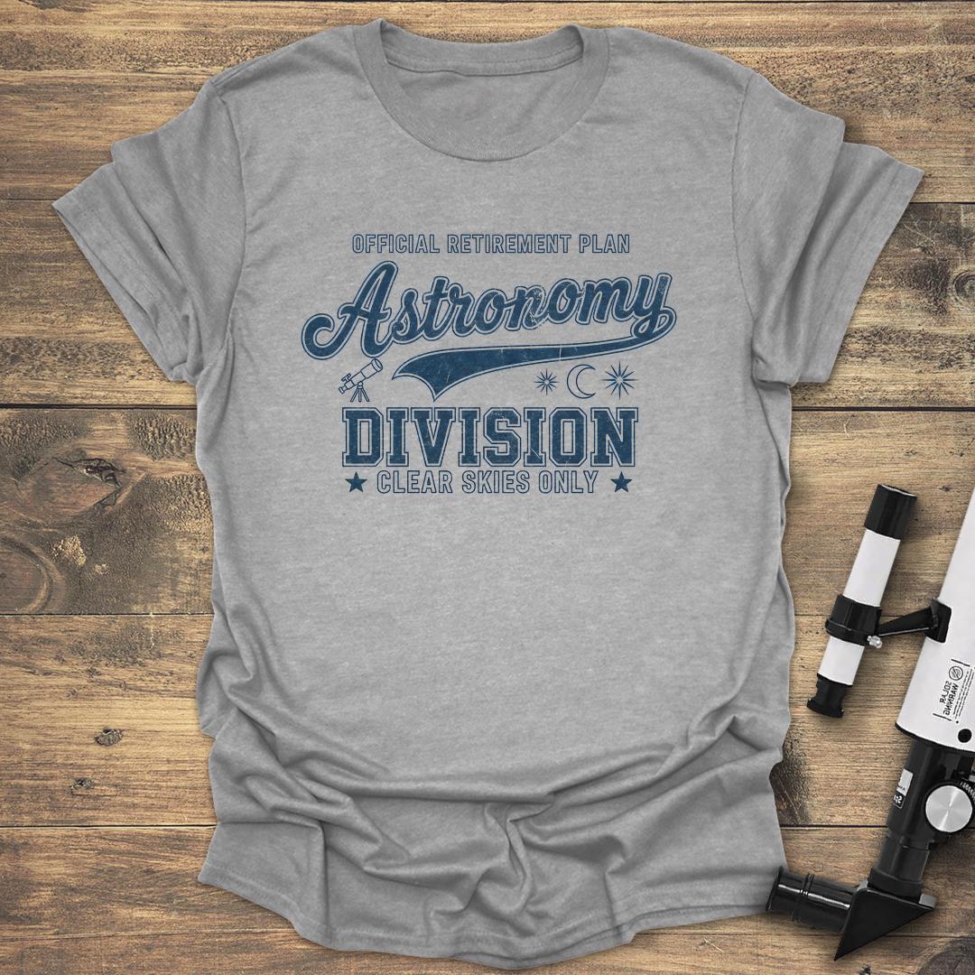 Retirement Plan Astronomy Division - Sport Grey T-Shirt