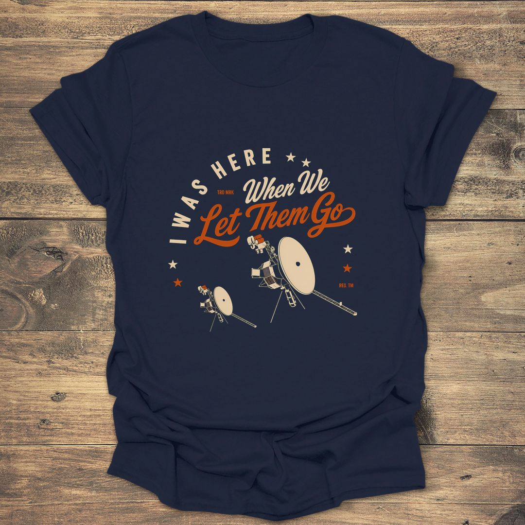 I Was Here When We - Navy t-shirt