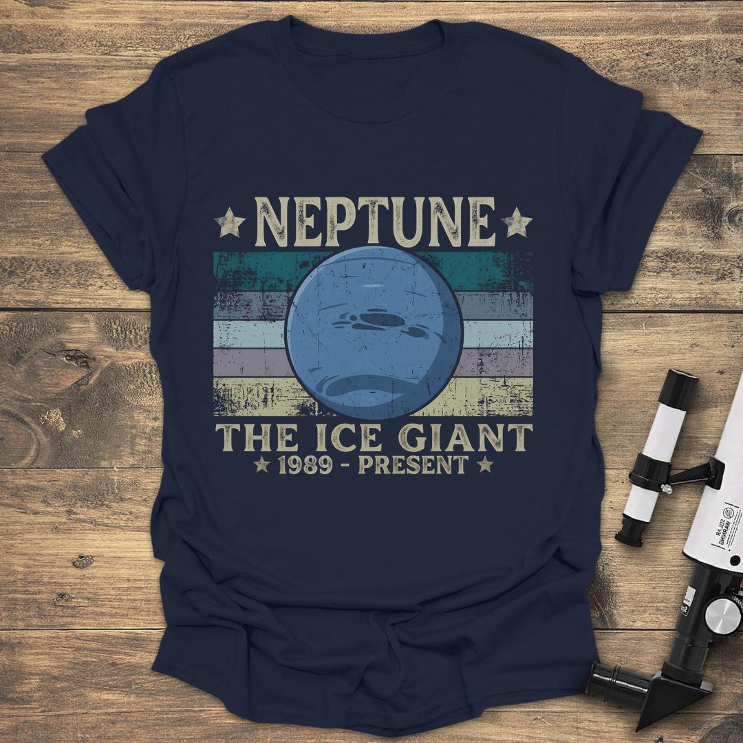 Neptune The Ice Giant - Navy T-Shirt
