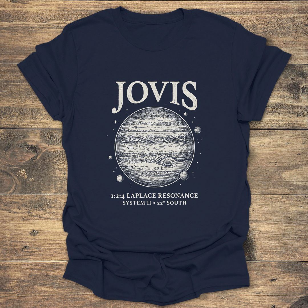 Jovis Jupiter Laplace Resonance - Navy T-Shirt