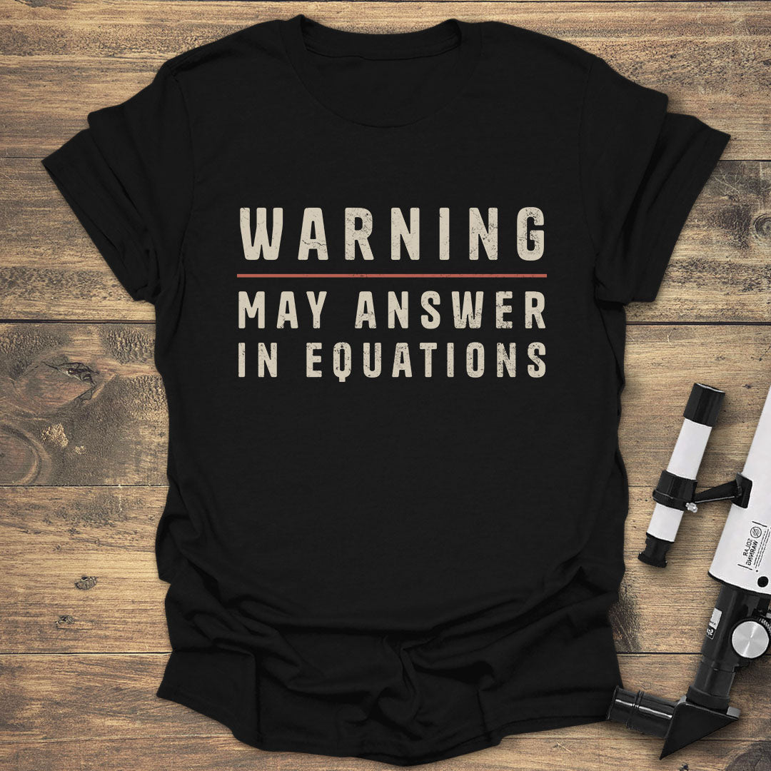 Warning May Answer in Equations
