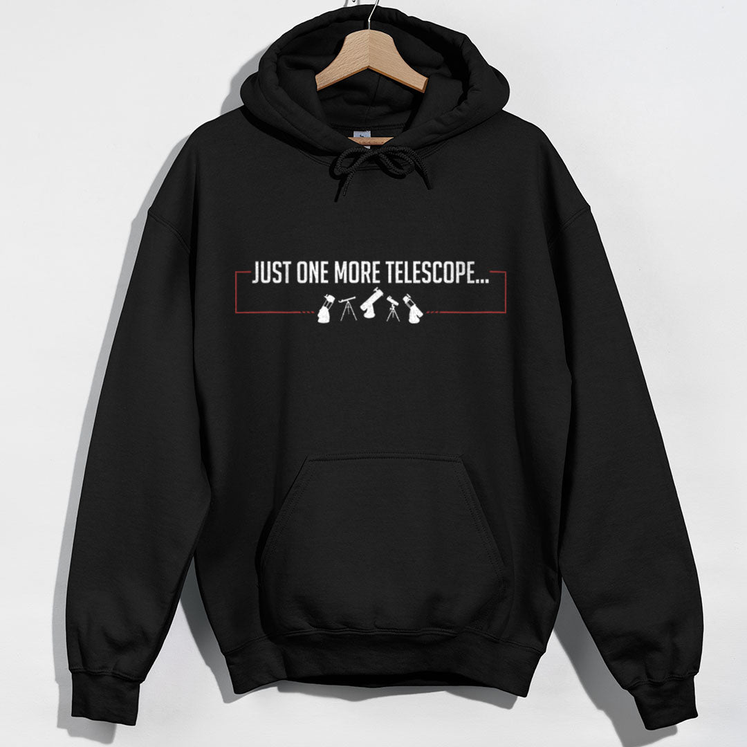 One More Telescope Hoodie - Black Hoodie