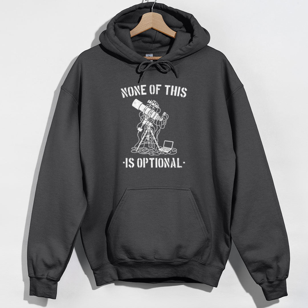 None is Optional Hoodie - Charcoal Hoodie