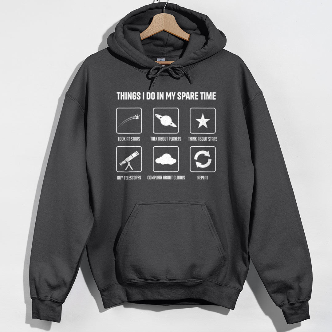 My Spare Time Hoodie - Charcoal Hoodie