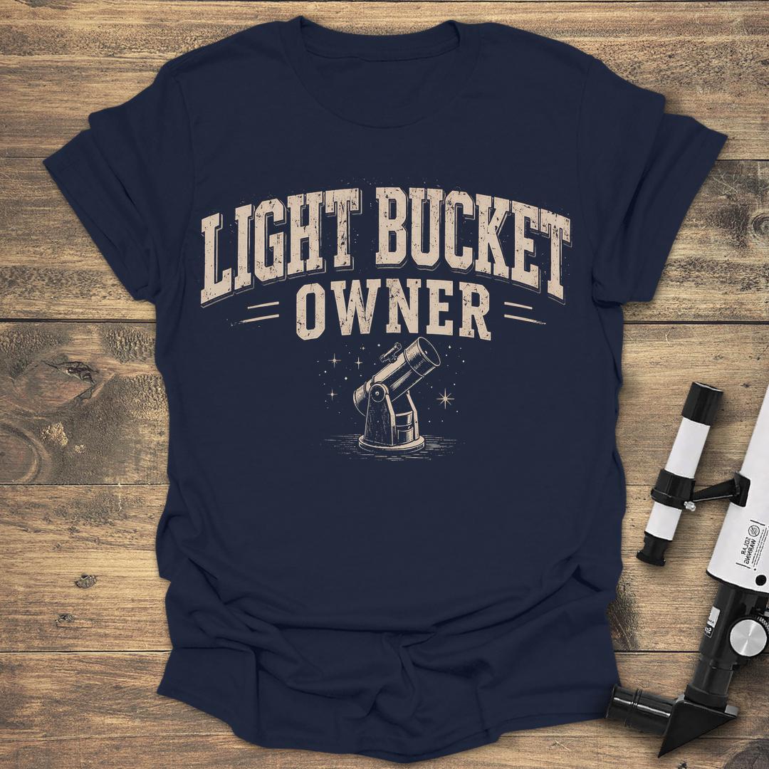 Light Bucket Owner - Navy T-Shirt