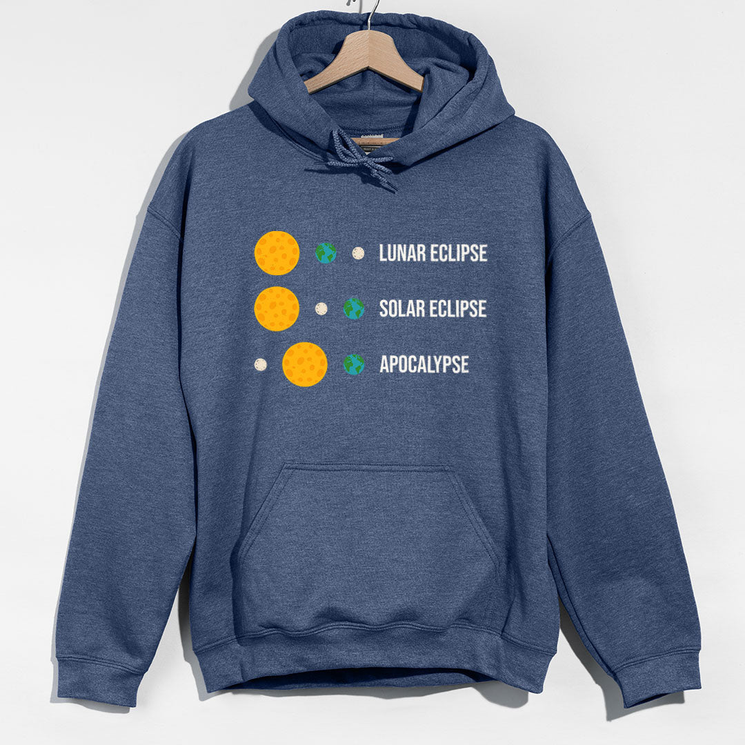 Eclipse Apocalypse Hoodie - Heather Navy Hoodie