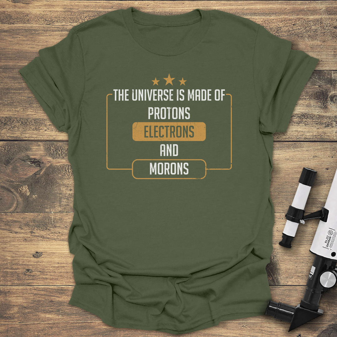 Protons, Electrons and Morons