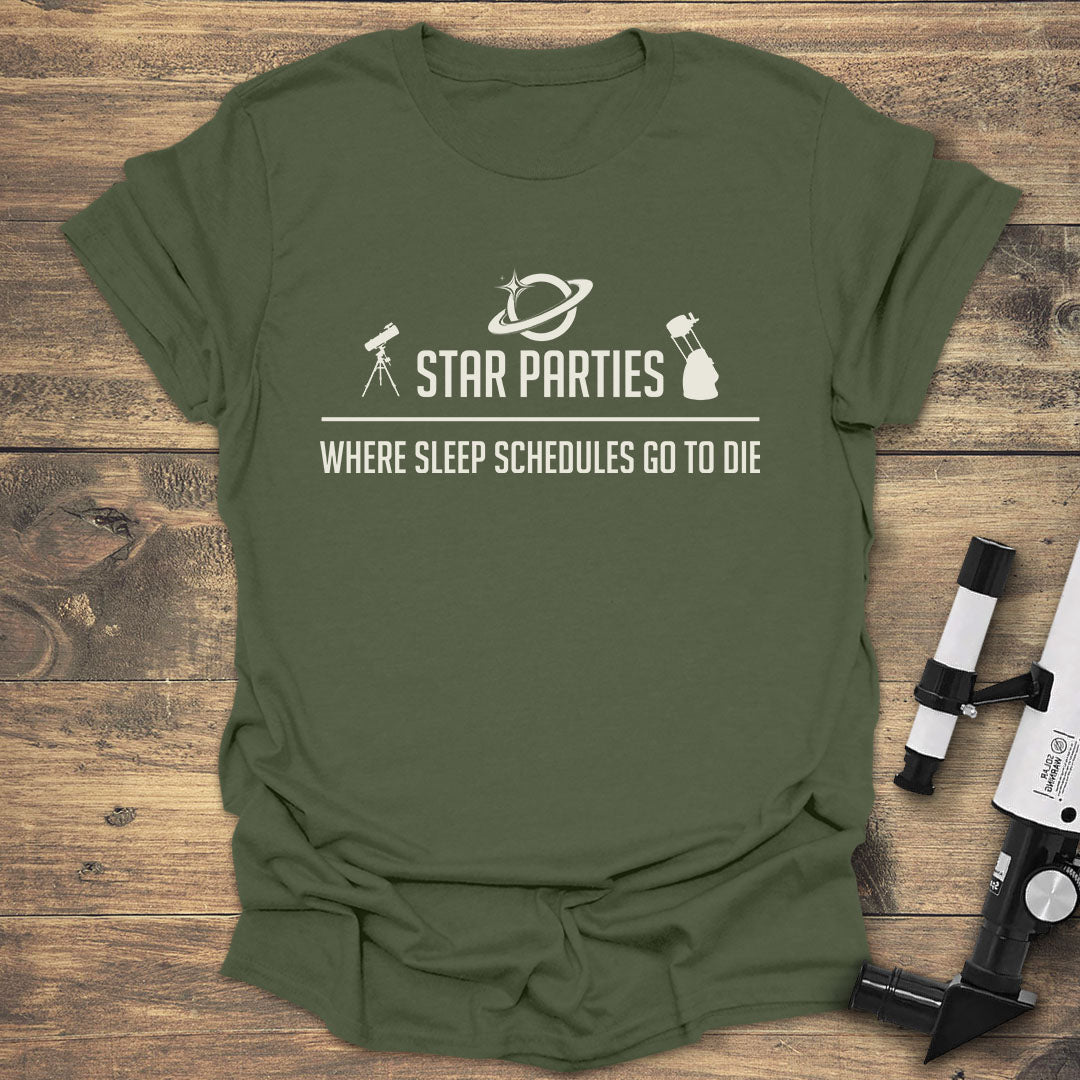 Star Parties Where Sleep Dies