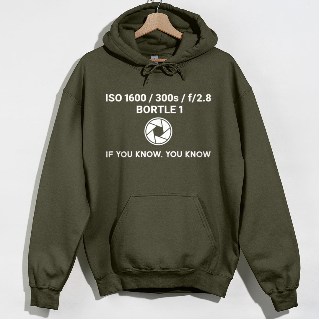Astrophotography Specs Hoodie - Military Green Hoodie