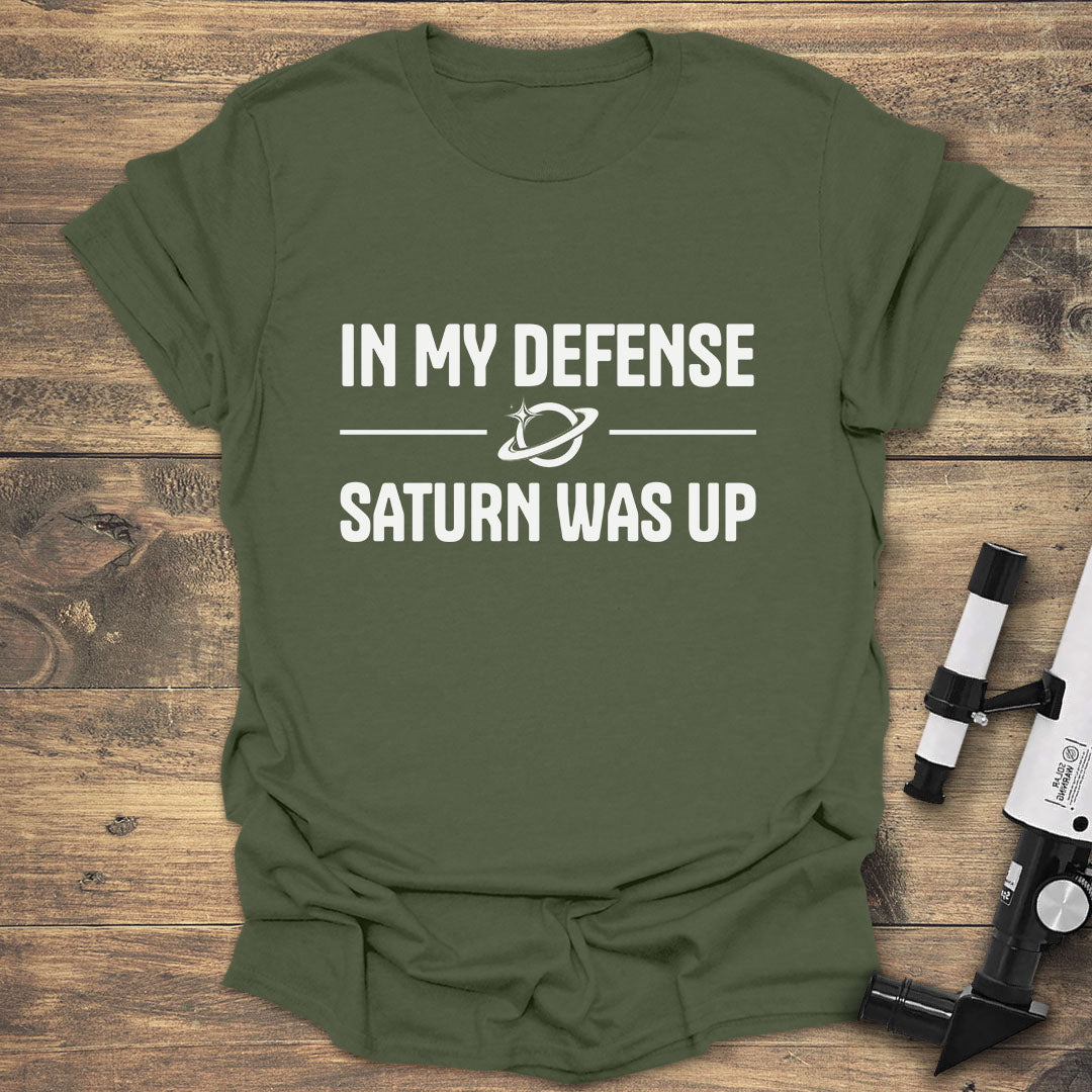 In My Defense Saturn Was Up