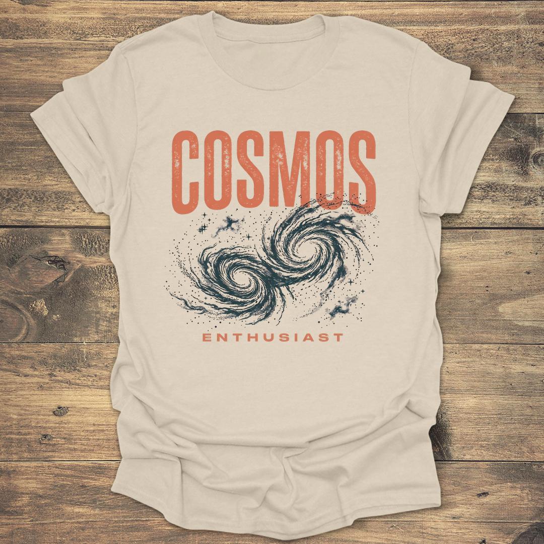 Cosmos Enthusiast Galaxies - Natural T-Shirt