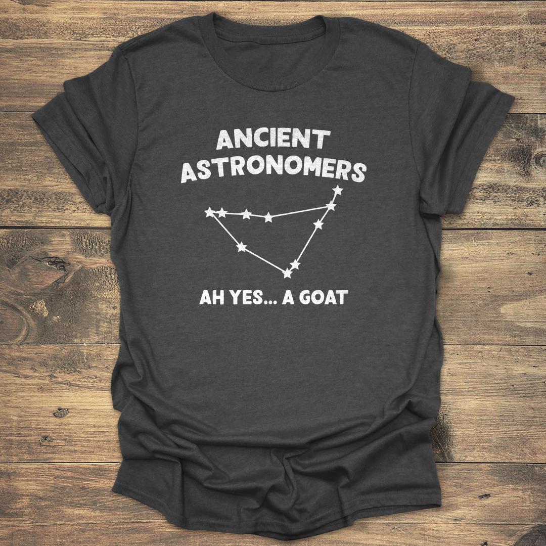 Ancient Astronomers Goat - Dark heather T-Shirt