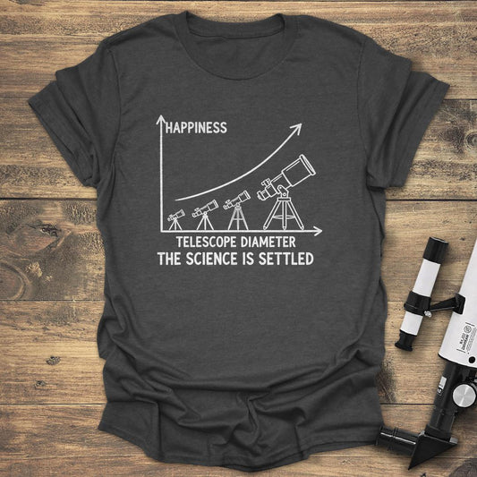 Happiness Telescope - Dark heather T-Shirt