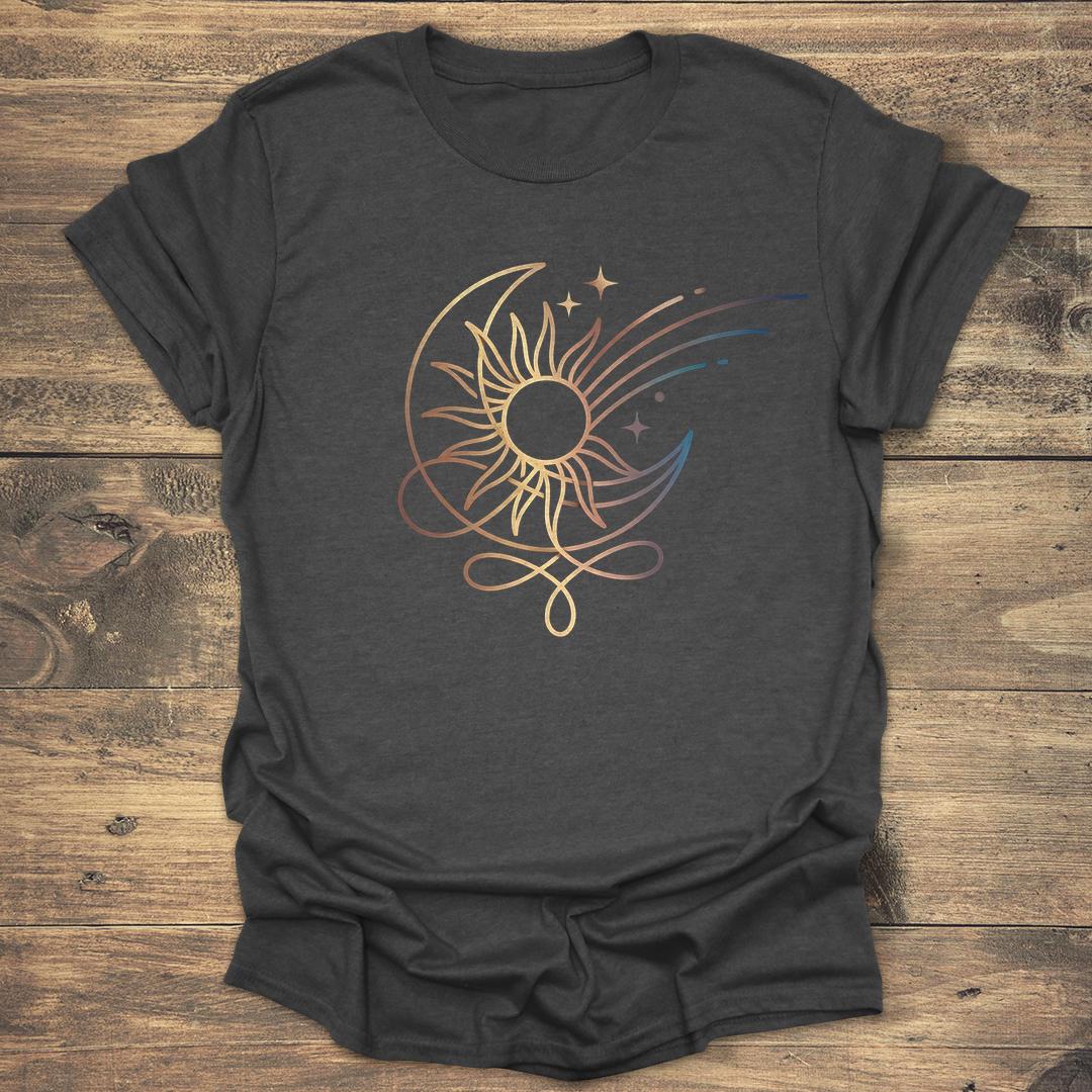 Gradient Solar Flare - Dark heather T-Shirt