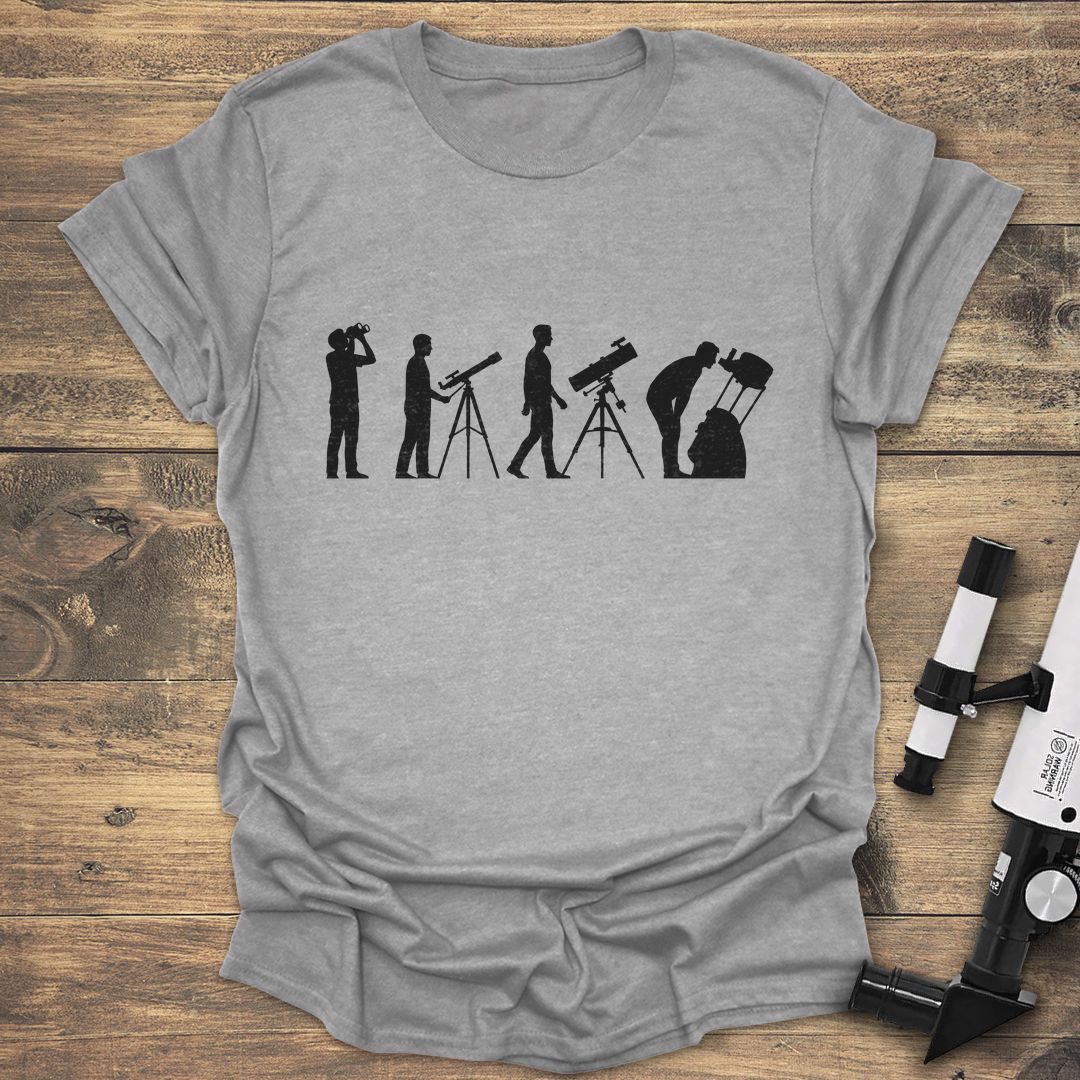 Evolution of an Astronomer - Sport Grey t-shirt