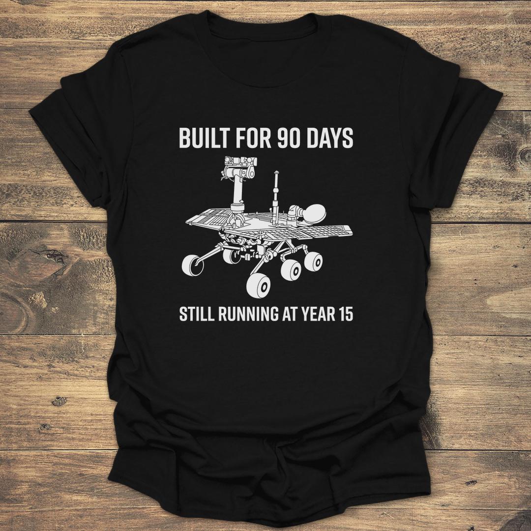 15 Year Mars Rover - Black T-Shirt