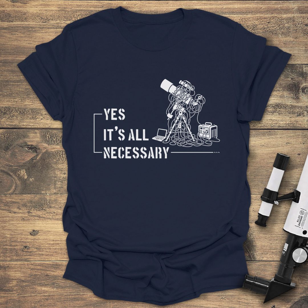 - Navy t-shirt