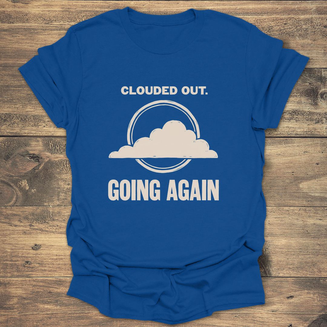 Clouded Out Going Again - Royal T-Shirt