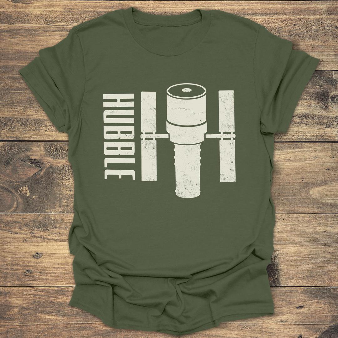 Hubble Space Telescope - Military Green T-Shirt