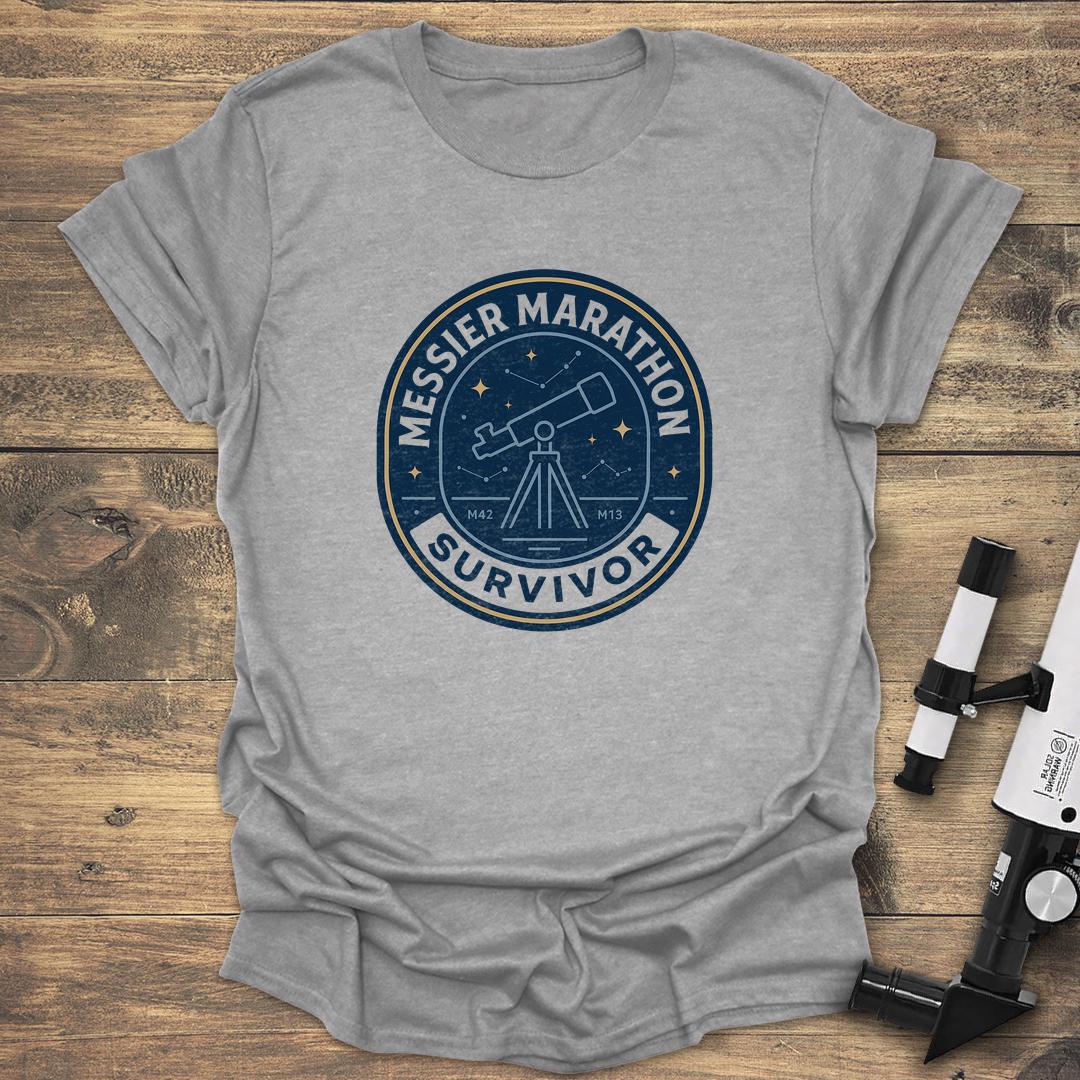 Messier Marathon Survivor - Sport Grey T-Shirt