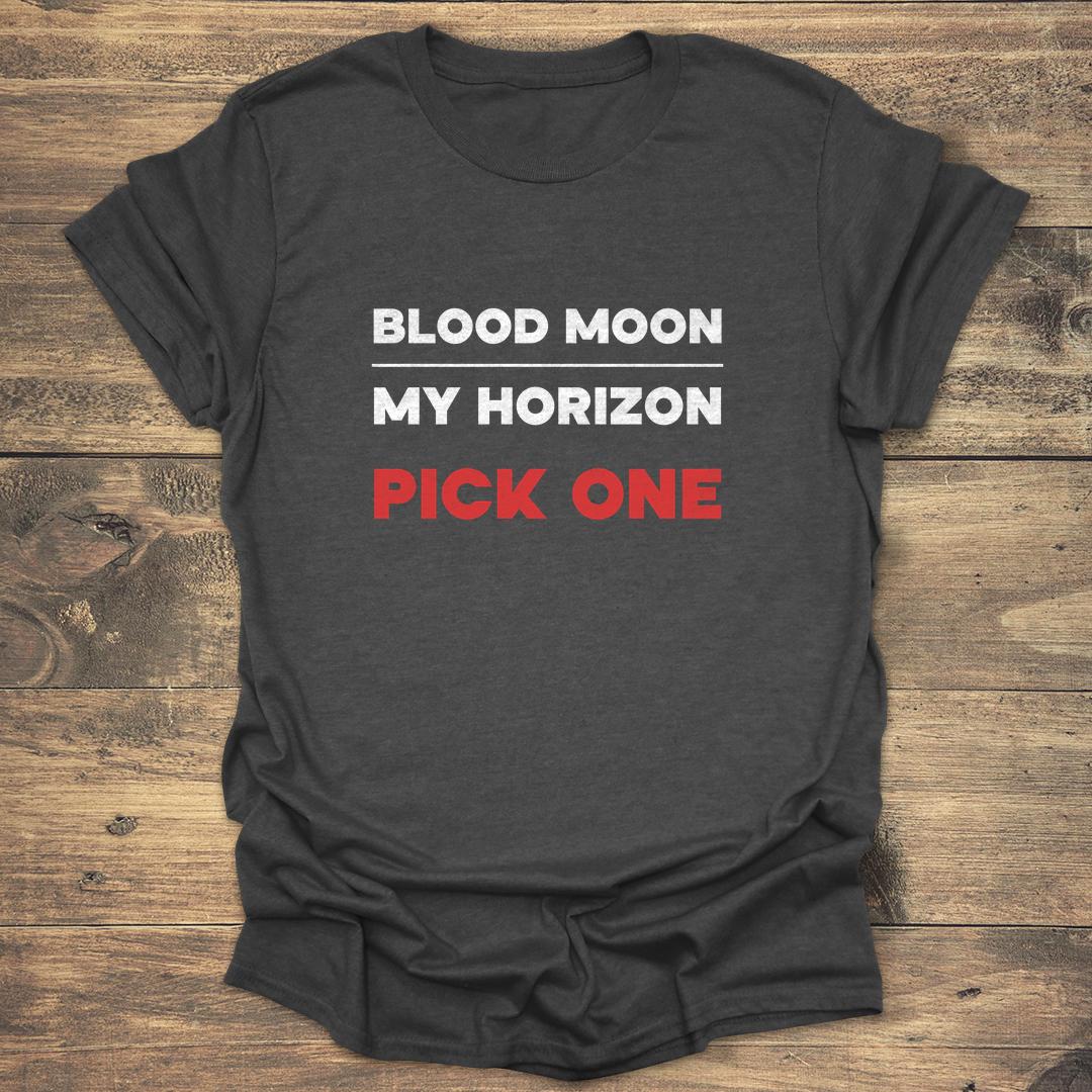 Blood Moon My Horizon - Dark heather T-Shirt