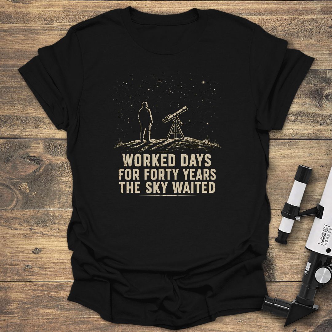The Sky Waited - Black t-shirt