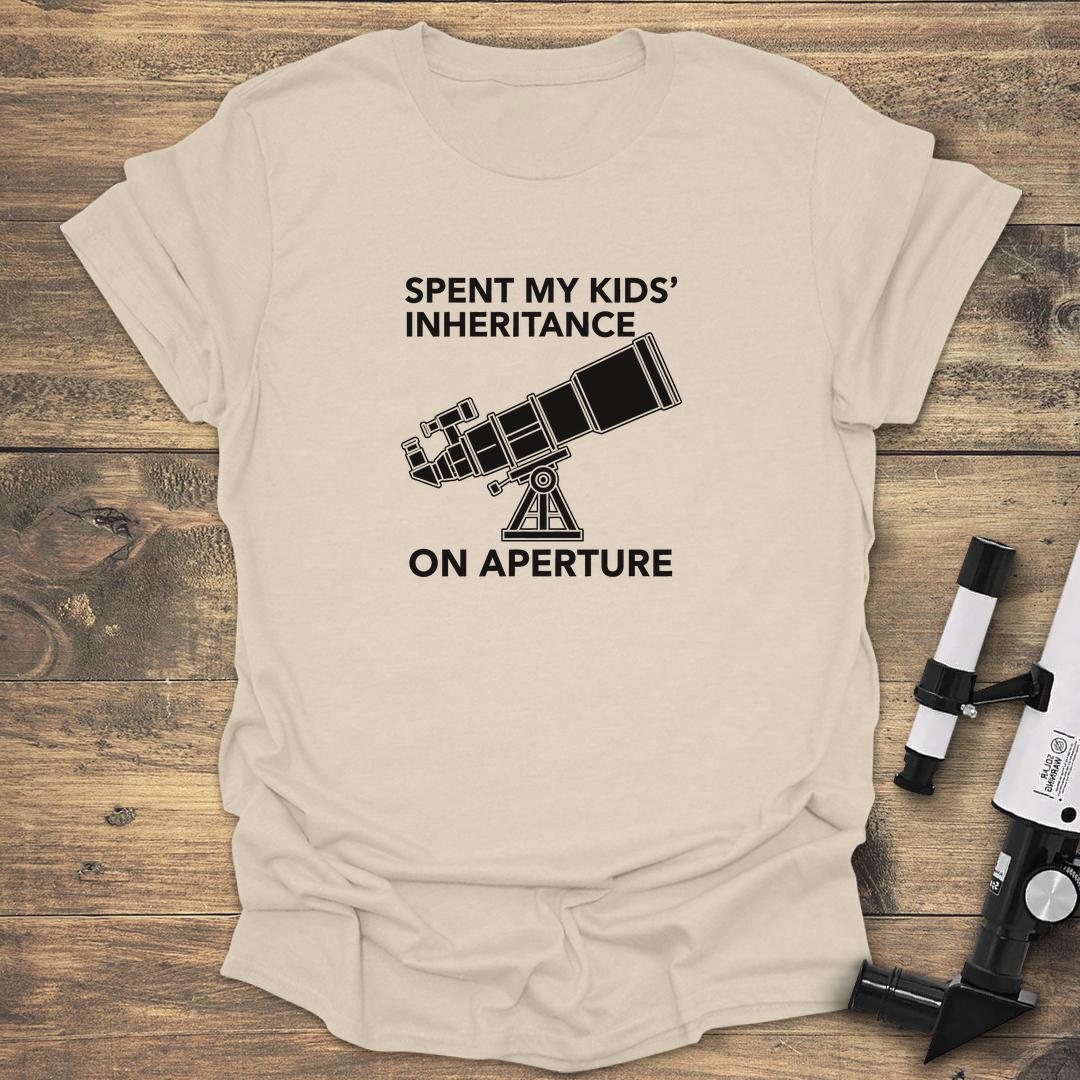 Spent My Kids Inheritance - Natural T-Shirt