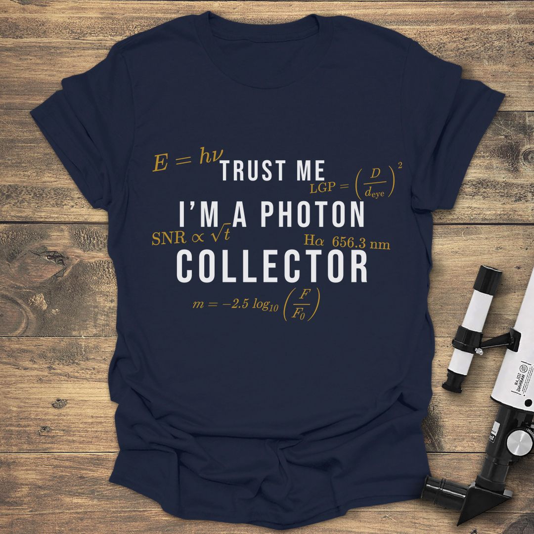 Trust Me I'm A Photon - Navy t-shirt