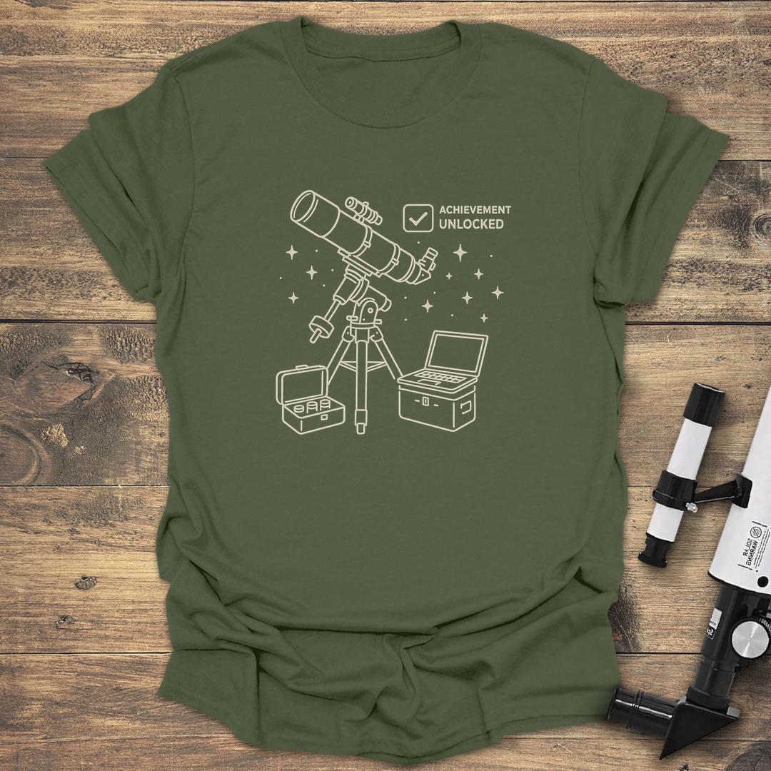 Achievement Unlocked - Military Green T-Shirt