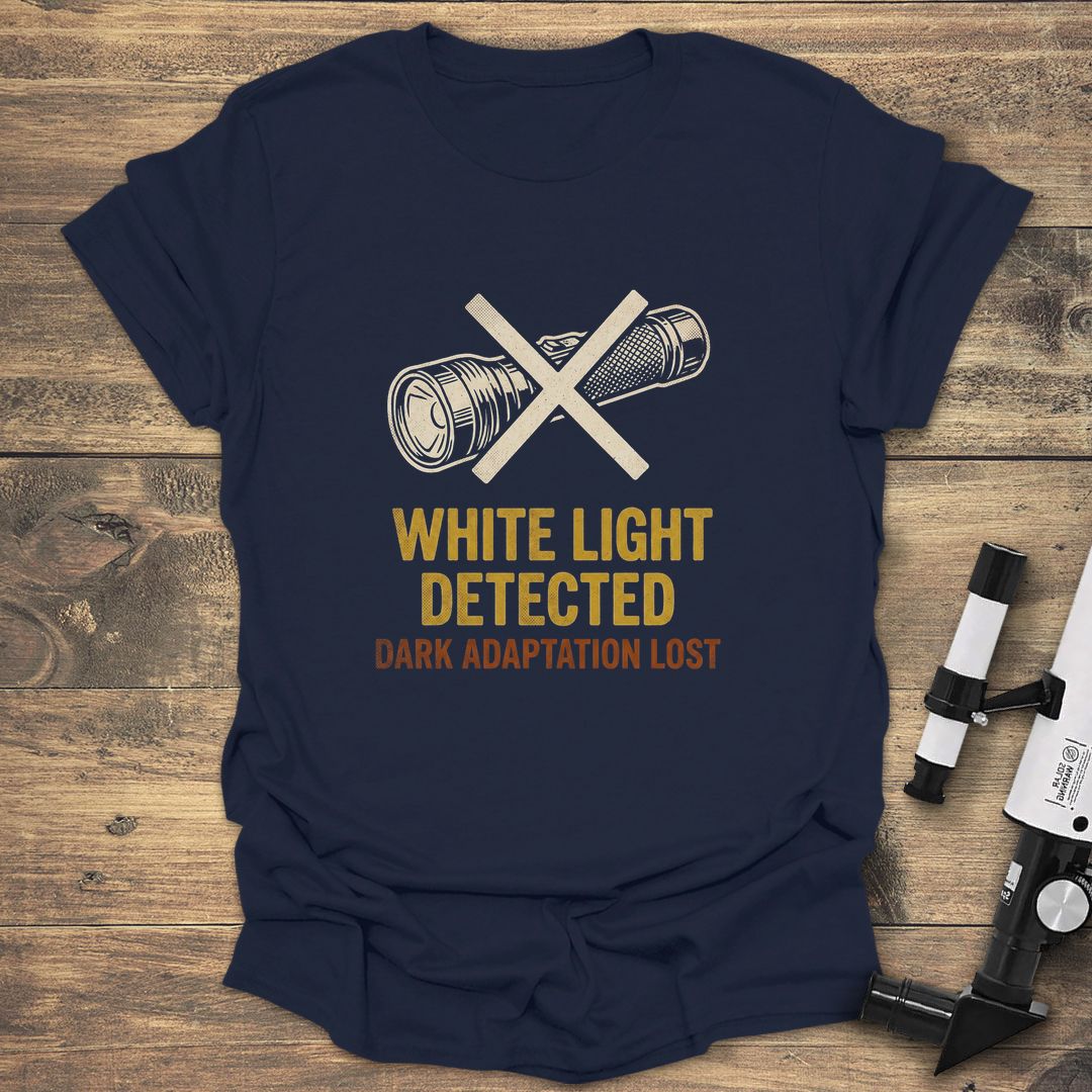 White Light Detected - Navy T-Shirt