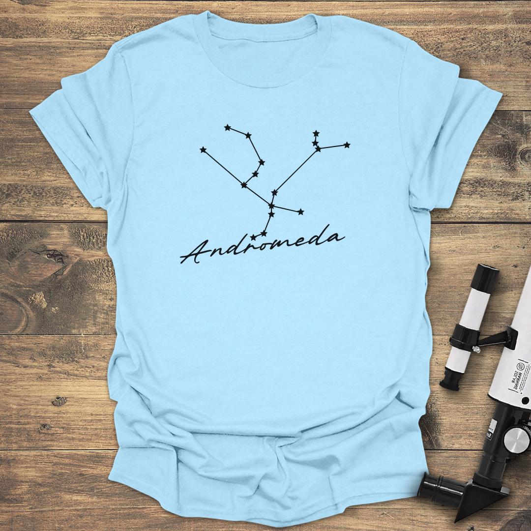 Andromeda Constellation - Light Blue T-Shirt