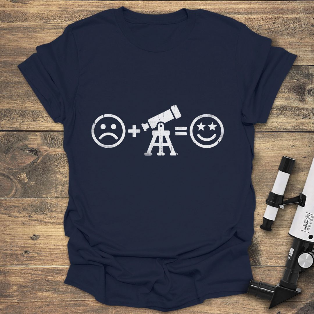 Astronomy Therapy - Navy t-shirt