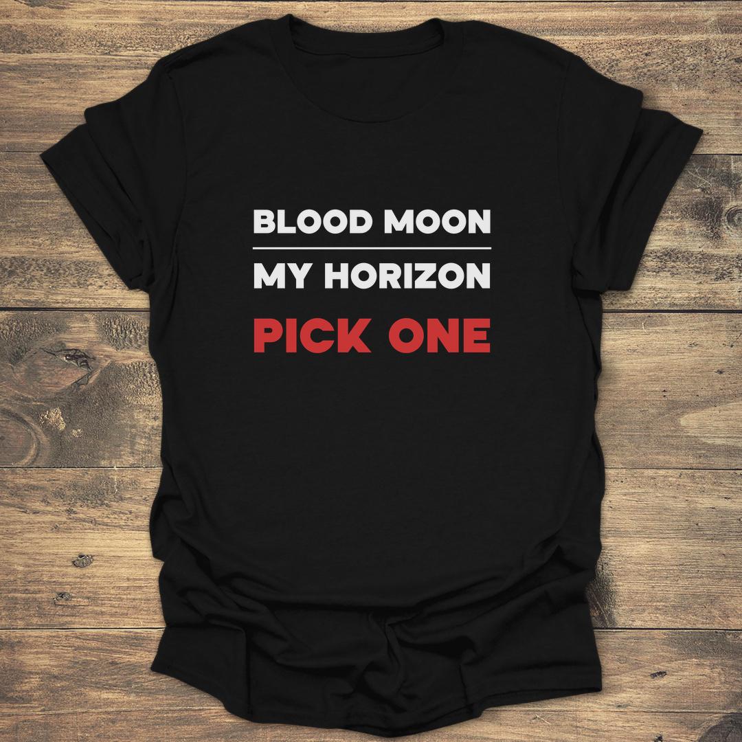 Blood Moon My Horizon - Black T-Shirt