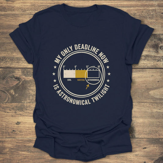 My Only Deadline Astronomical Twilight - Navy T-Shirt