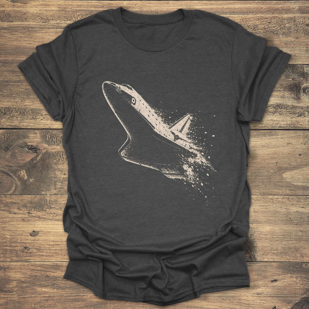 Space Shuttle Dispersion - Dark Heather t-shirt