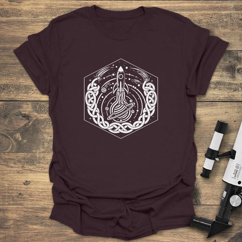 Celestial Winding - Dark Chocolate T-Shirt