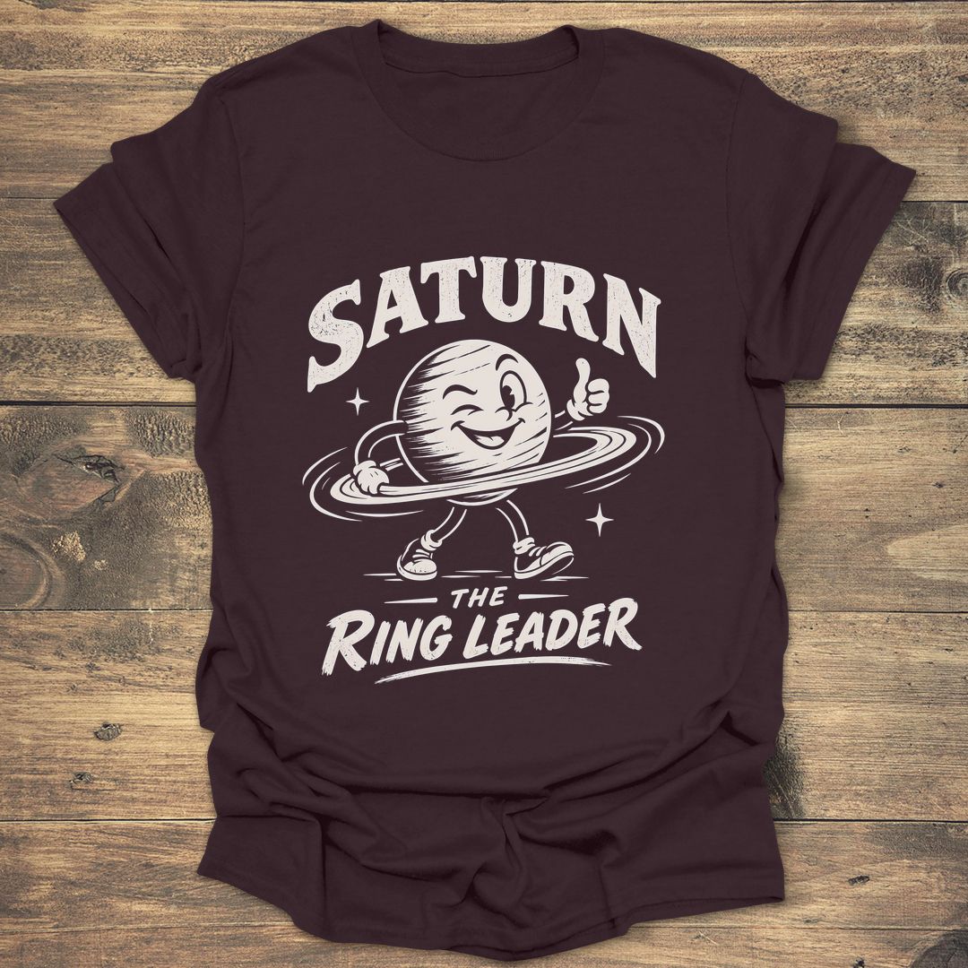 Saturn The Ring Leader - Dark Chocolate t-shirt