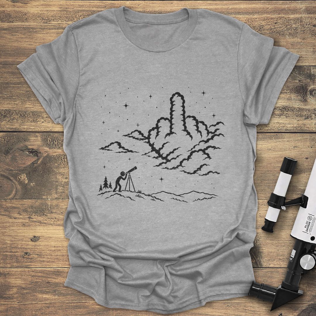 Cloudy Night Rude Awakening - Sport Grey t-shirt