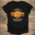 Venus Beautiful Deadly Misunderstood - Black T-Shirt