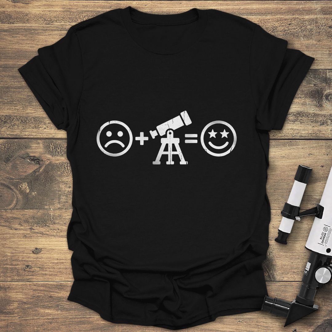 Astronomy Therapy - Black t-shirt