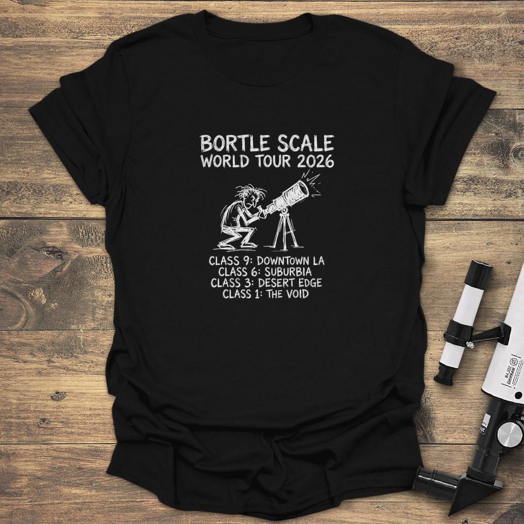 Bortle Scale World Tour 2026 - Black T-Shirt