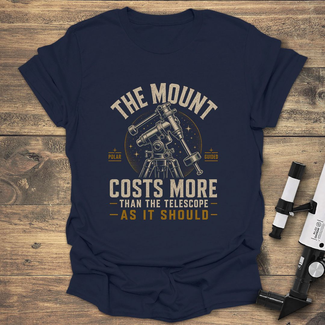 The Mount Costs More - Navy t-shirt
