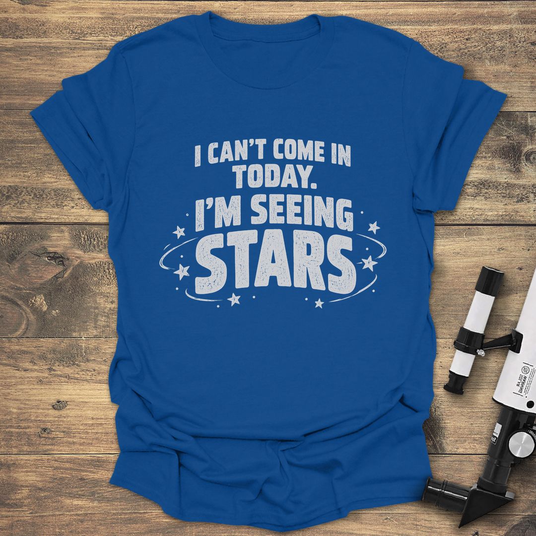 I'm Seeing Stars - Royal t-shirt