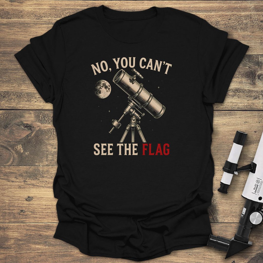 No You Can't See The - Black t-shirt