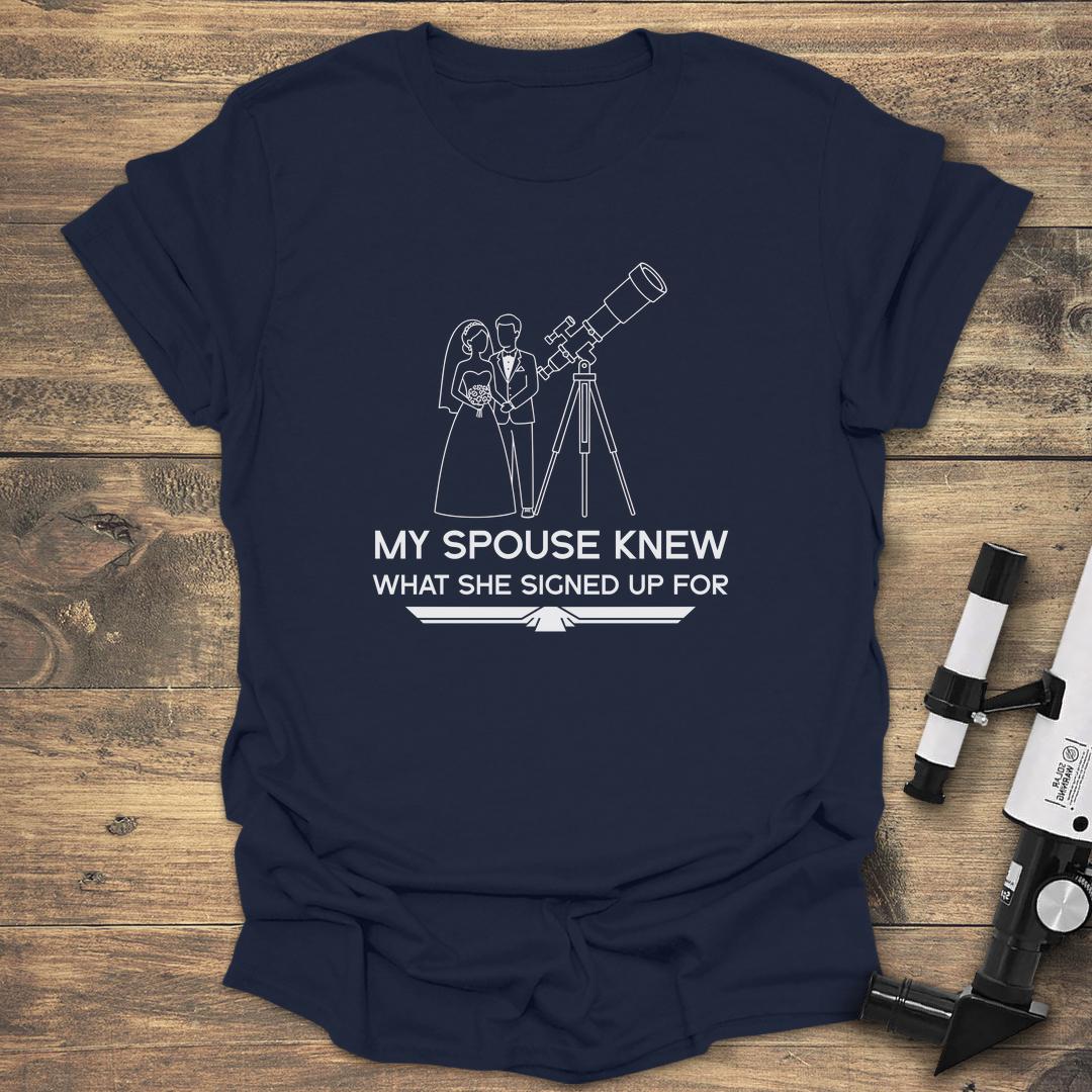 My Spouse Knew - Navy T-Shirt