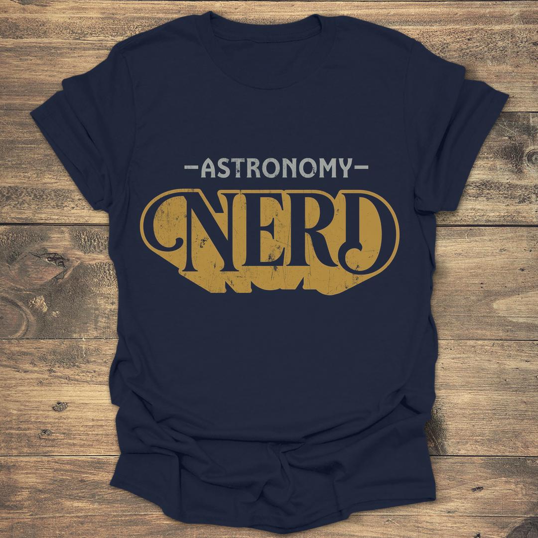 Astronomy Nerd Vintage - Navy T-Shirt