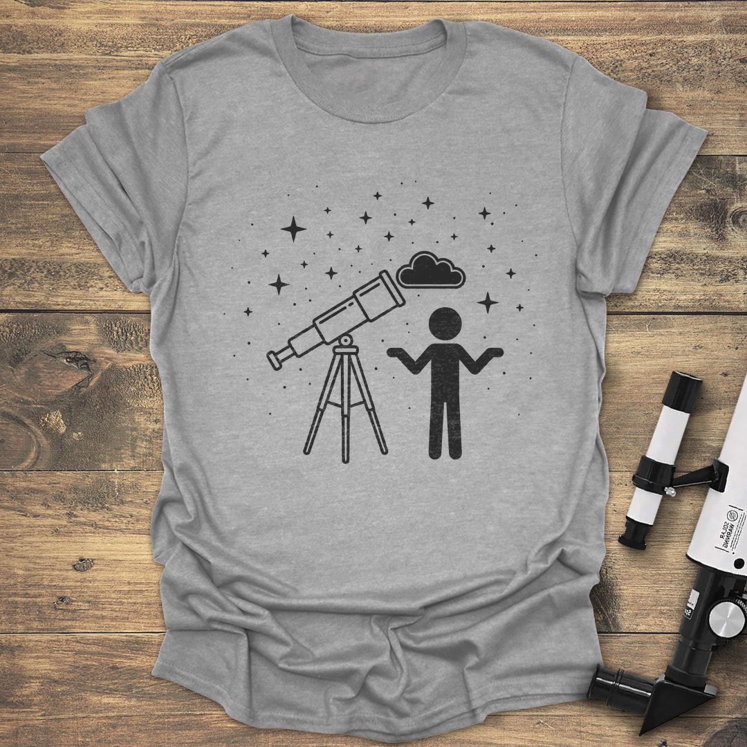 Cloudy Night Shrug - Sport Grey t-shirt