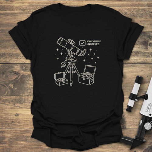 Achievement Unlocked - Black T-Shirt